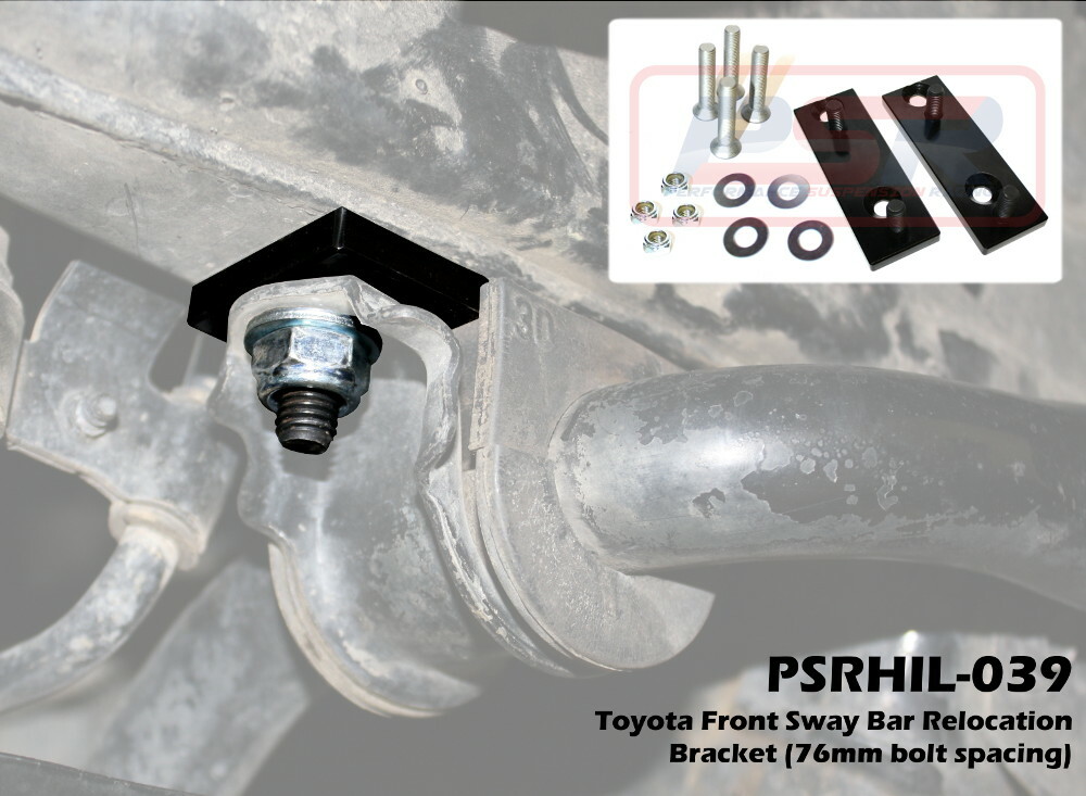 PSR TTG Toyota Front Adjustable Shock Absorber - PAIR - PSRSH-0701